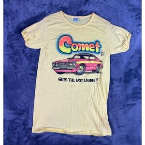 Vintage 70s Roach Comet Gets the Last Laugh Car T-Shirt M Soft Single Stitch